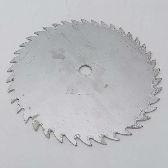 Pretty Prairie KS Hand Painted Saw Blade Folk Art Train Railroad Depot Signed - Picture 4 of 7